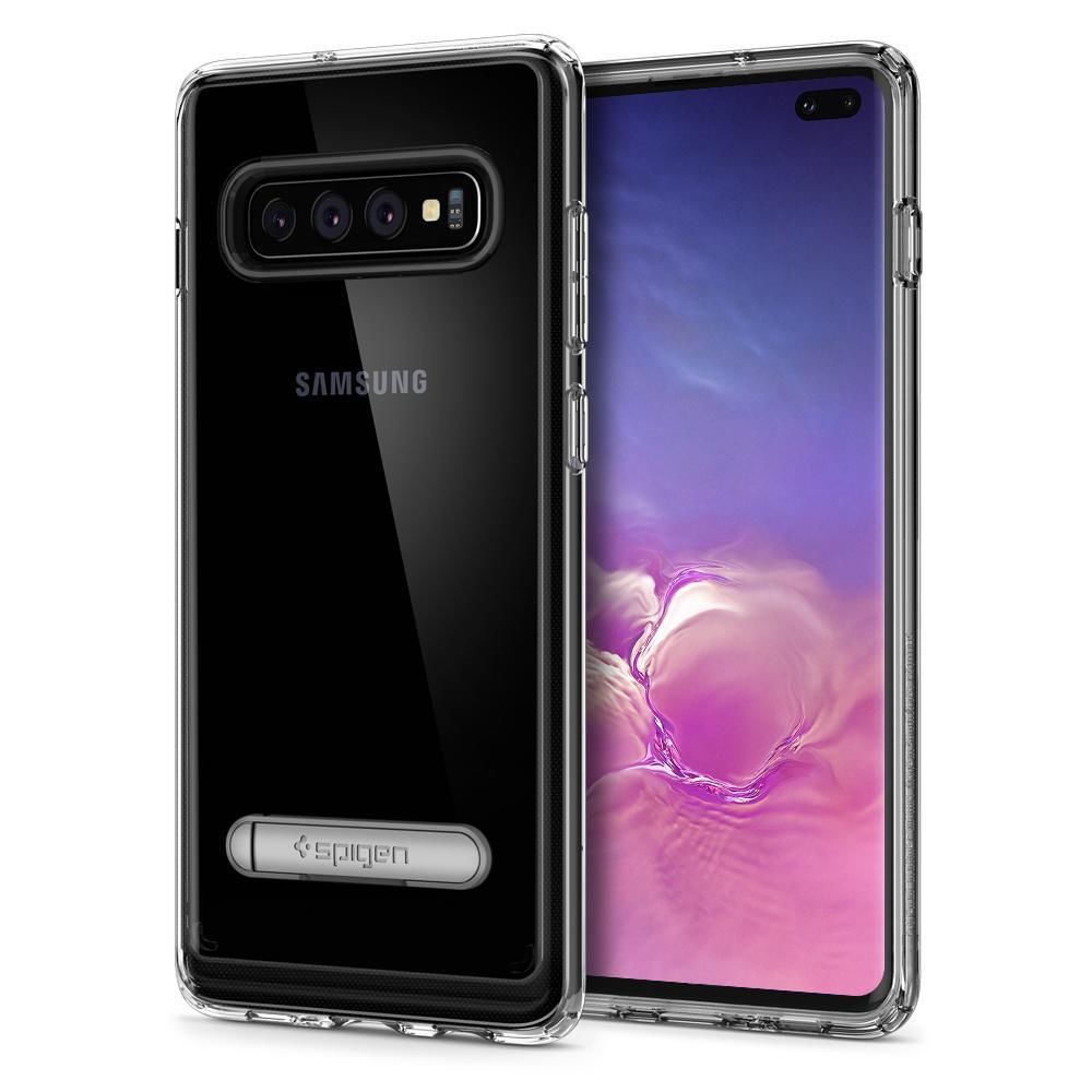 Spigen Galaxy S10 Plus ile Uyumlu Kılıf Ultra Hybrid S Crystal Clear