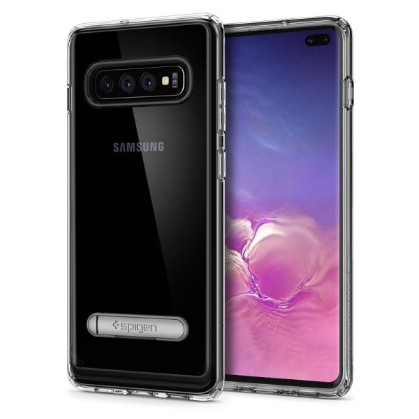 Spigen Galaxy S10 Plus ile Uyumlu Kılıf Ultra Hybrid S Crystal Clear