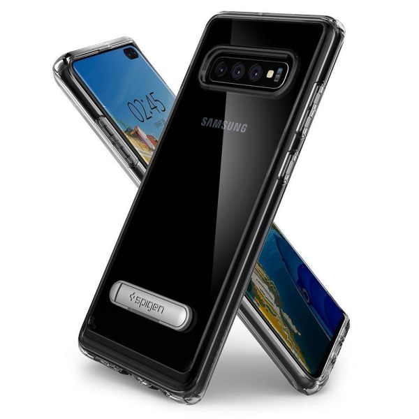 Spigen Galaxy S10 Plus ile Uyumlu Kılıf Ultra Hybrid S Crystal Clear