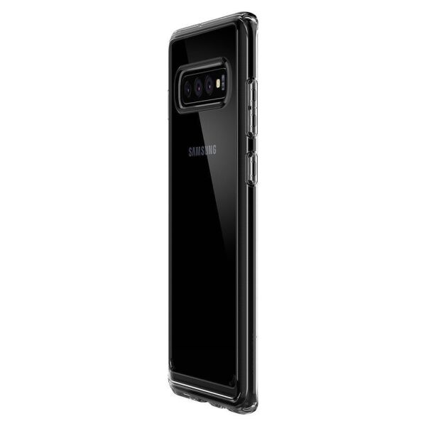 Spigen Galaxy S10 Plus ile Uyumlu Kılıf Ultra Hybrid Crystal Clear