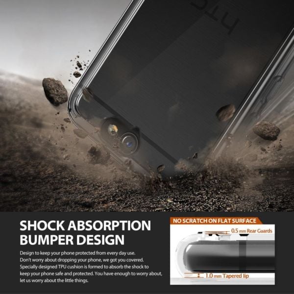 Ringke Fusion ONE A9 ile Uyumlu Kılıf Smoke Black