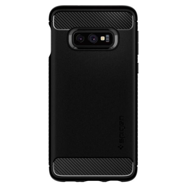 Spigen Galaxy S10e ile Uyumlu Kılıf Rugged Armor Matte Black
