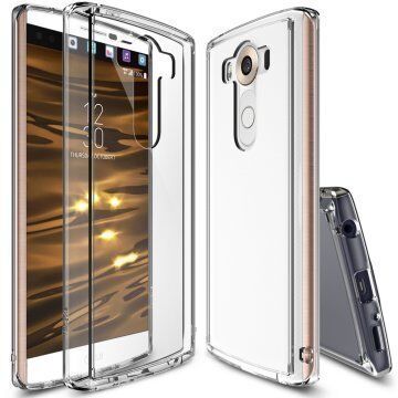 Ringke Fusion V10 ile Uyumlu Kılıf Clear TPU Bumper Extra Darbe Emici