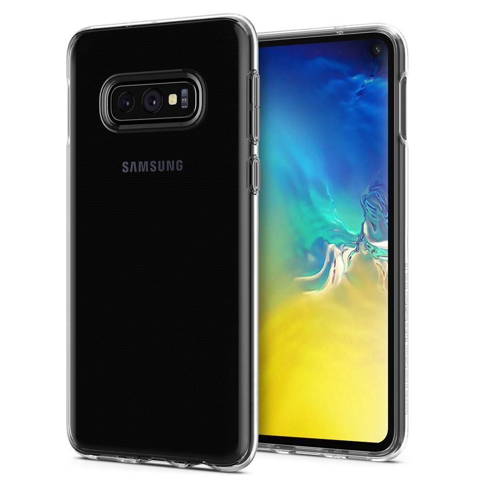 Spigen Galaxy S10e ile Uyumlu Kılıf Liquid Crystal 4 Tarafı Koruma