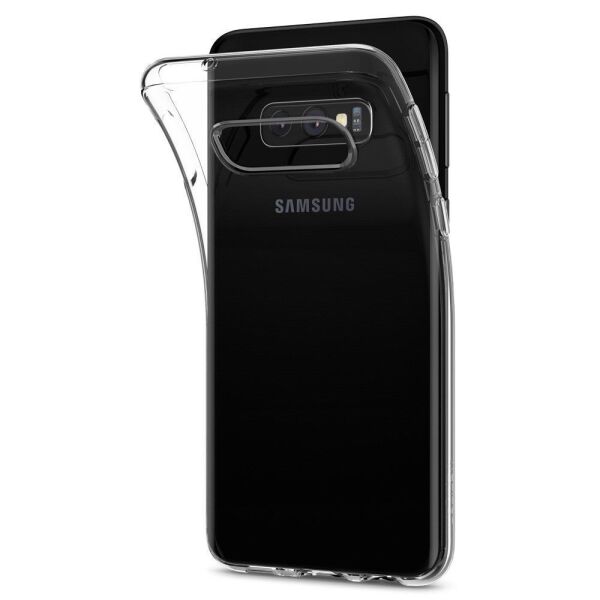 Spigen Galaxy S10e ile Uyumlu Kılıf Liquid Crystal 4 Tarafı Koruma