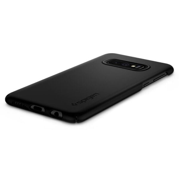 Spigen Galaxy S10E ile Uyumlu Kılıf Thin Fit Ultra İnce Black