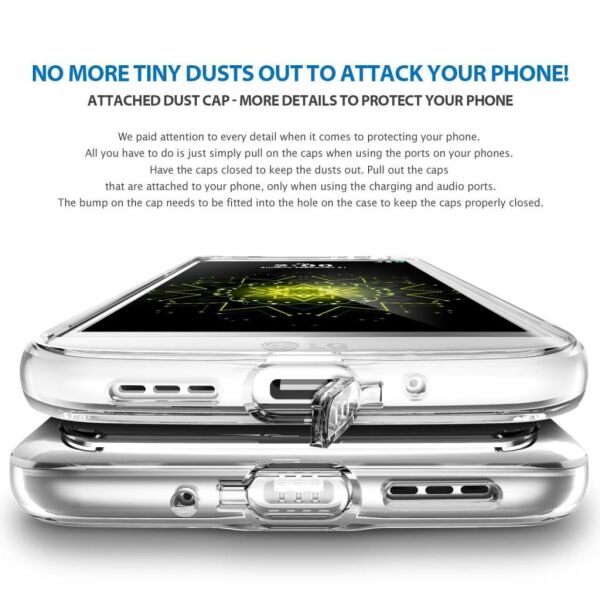 Ringke Fusion G5 ile Uyumlu Kılıf Smoke Black