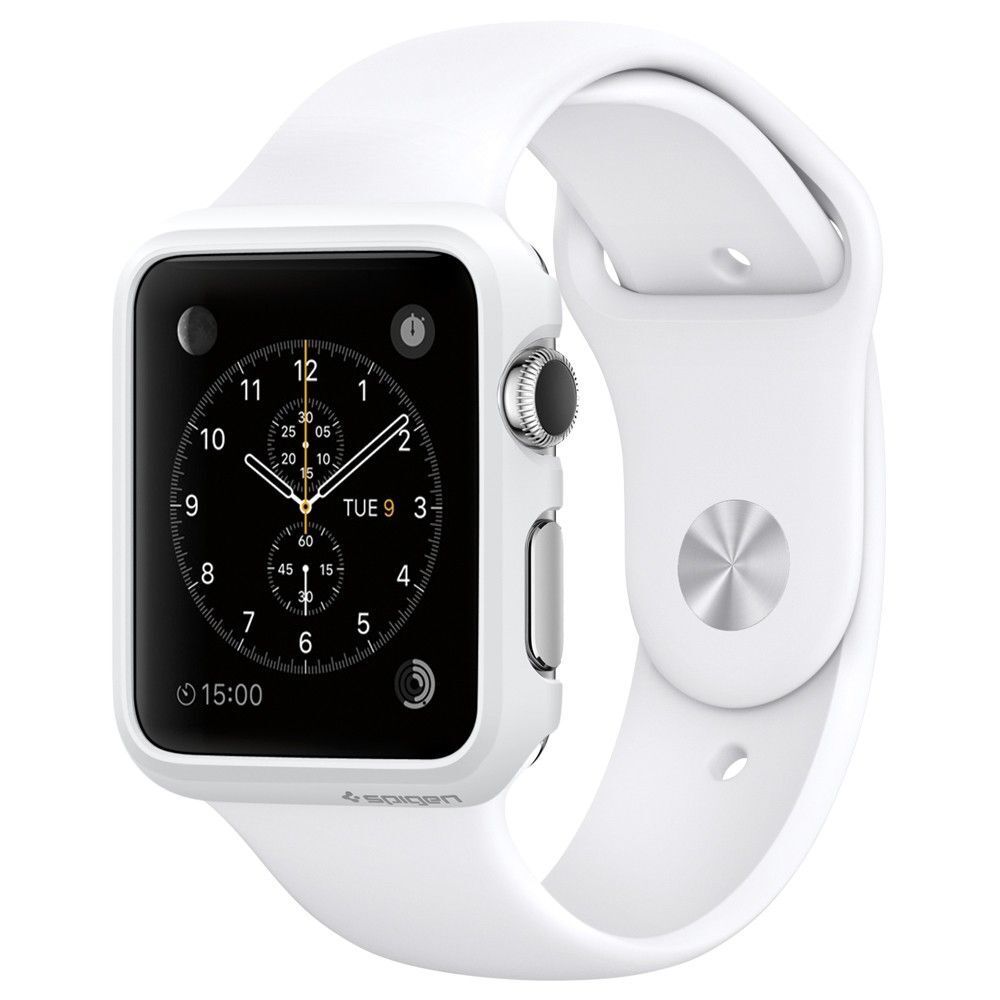 Spigen Apple Watch ile Uyumlu Kılıf Thin Fit (42mm) Smooth White