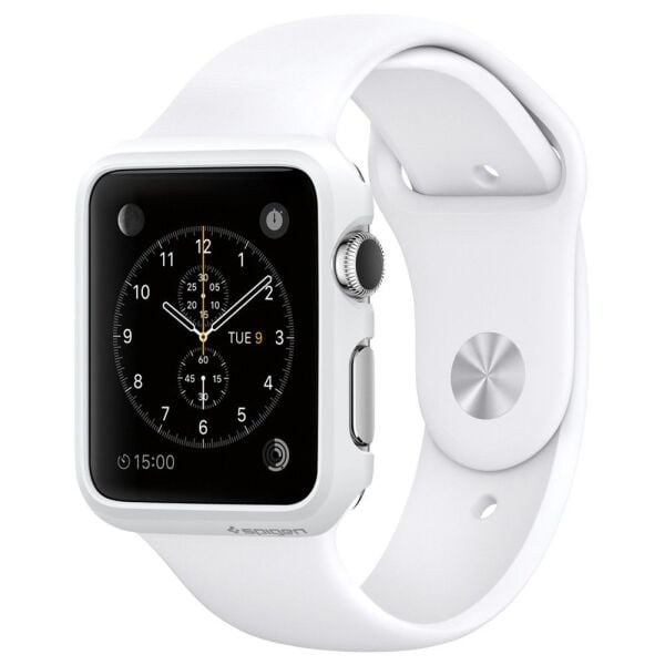 Spigen Apple Watch ile Uyumlu Kılıf Thin Fit (42mm) Smooth White