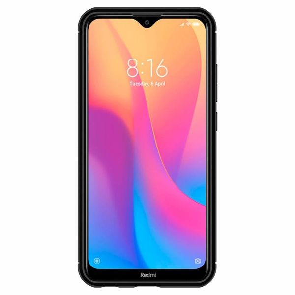 Spigen Redmi 8A ile Uyumlu Kılıf Rugged Armor Matte Black