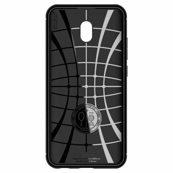 Spigen Redmi 8A ile Uyumlu Kılıf Rugged Armor Matte Black