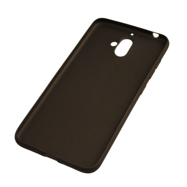 Via F1 ile Uyumlu Deri Desenli Silikon Kılıf Siyah