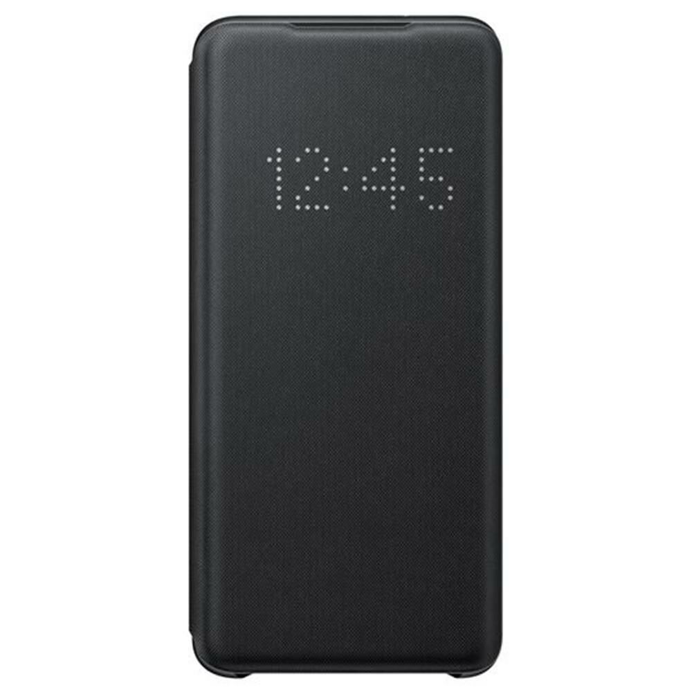 Galaxy S20 ile Uyumlu LED View Kılıf Siyah EF-NG980PBEGTR (Out)