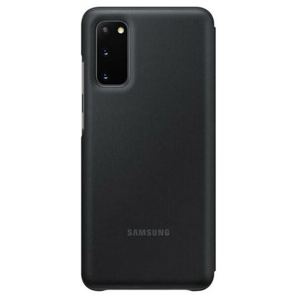 Galaxy S20 ile Uyumlu LED View Kılıf Siyah EF-NG980PBEGTR (Out)