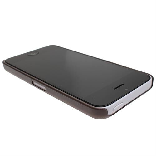 iPhone 5C ile Uyumlu 0,3mm Ultra Slim Sert Kauçuk Kılıf Gri