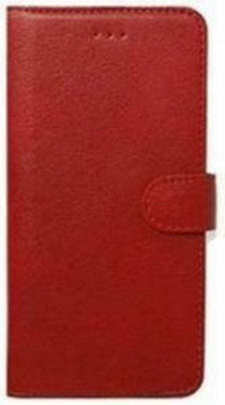 Galaxy A51 ile Uyumlu Kılıf Yan Model Kartlıklı Cüzdanlı Kırmızı