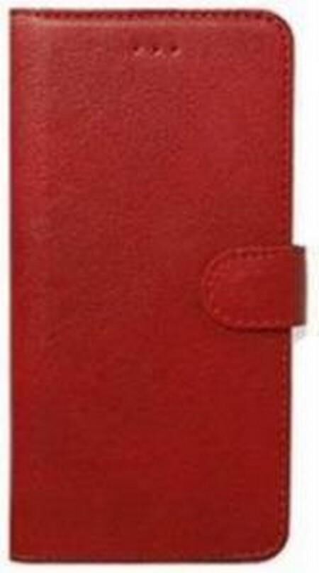 Galaxy A51 ile Uyumlu Kılıf Yan Model Kartlıklı Cüzdanlı Kırmızı