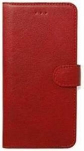 Galaxy A51 ile Uyumlu Kılıf Yan Model Kartlıklı Cüzdanlı Kırmızı