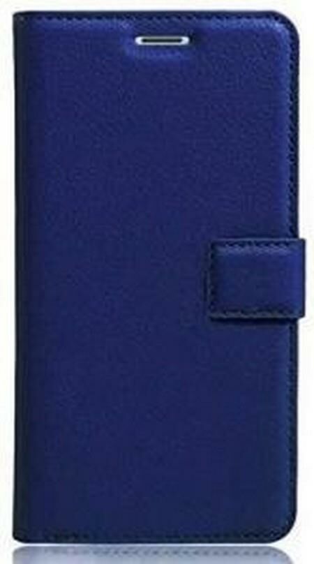 Galaxy S20 Plus ile Uyumlu Kılıf Yan Model Kartlıklı Cüzdanlı Lacivert