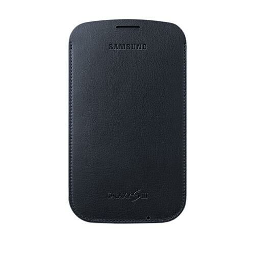 Galaxy S3 ile Uyumlu Pouch Kılıf Siyah EFC-1G6LBECSTD