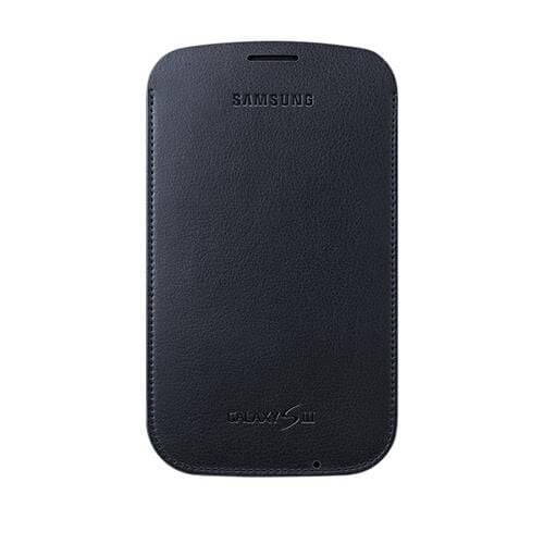 Galaxy S3 ile Uyumlu Pouch Kılıf Siyah EFC-1G6LBECSTD