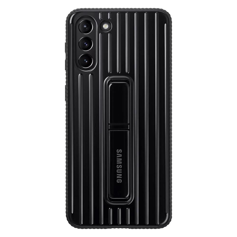 Galaxy S21 Plus 5G ile Uyumlu Protective Standing Cover Siyah EF-RG996CBEGWW