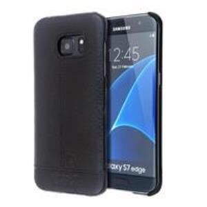 Pierre Cardin Galaxy S7 ile Uyumlu Deri Arka Koruma Paneli Siyah PCL-P03