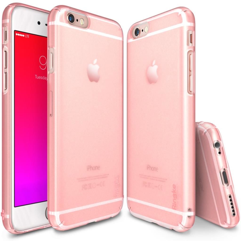 Ringke Slim Frost iPhone 6s Plus/ 6 Plus ile Uyumlu KIlıf Pink
