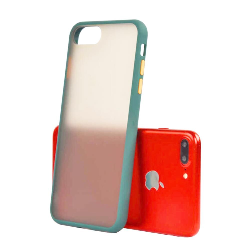 iPhone 7 Plus/8 Plus ile Uyumlu Lent Silikon Kılıf Haki