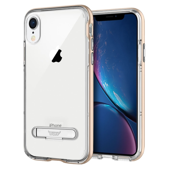 Buff iPhone XR ile Uyumlu Air Bumper Kılıf Gold