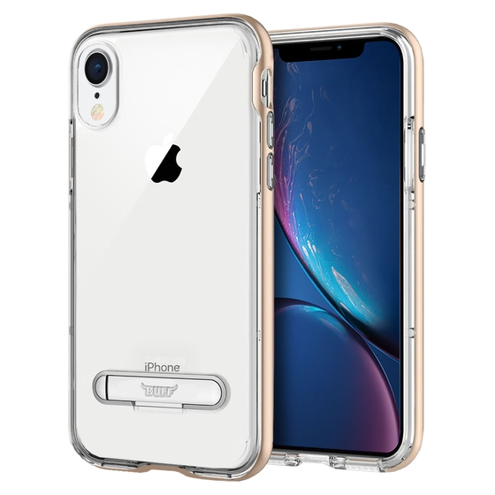 Buff iPhone XR ile Uyumlu Air Bumper Kılıf Gold