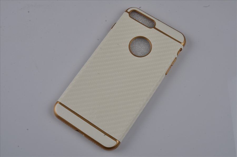 Jopus iPhone 7 Plus ile Uyumlu Silikon Arka Koruma Paneli Beyaz SK-089