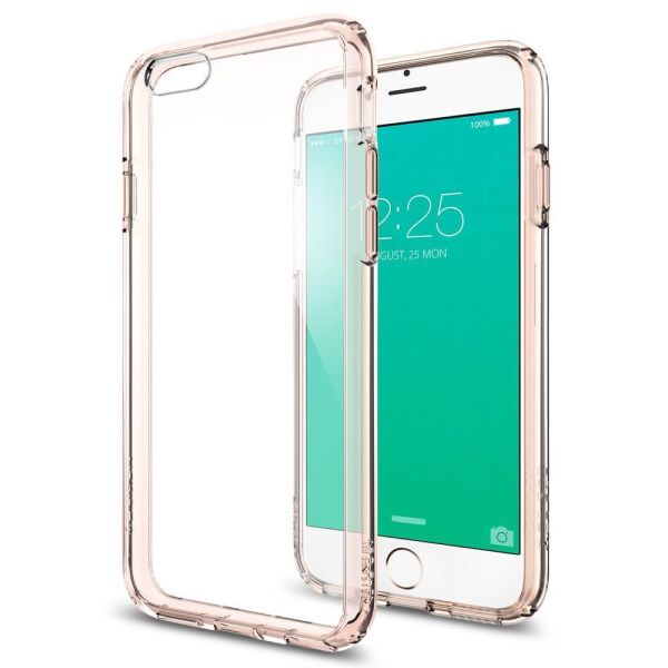 Spigen iPhone 6 Plus/6s Plus ile Uyumlu Kılıf Ultra Hybrid Rose Crystal