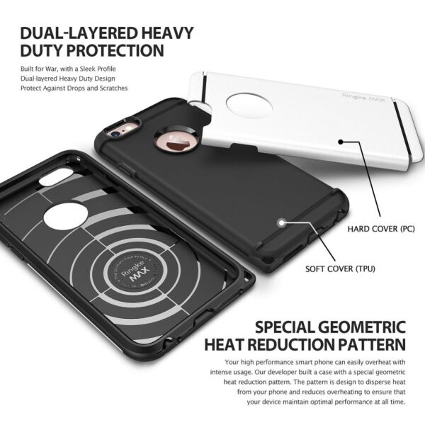 Ringke Max iPhone 6s Plus/ 6 Plus ile Uyumlu KIlıf Royal Gold