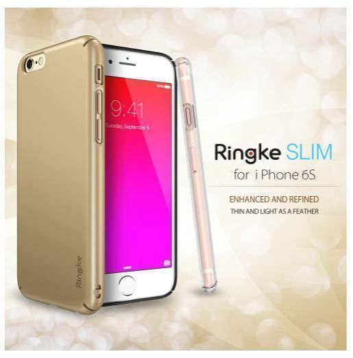 Ringke Slim iPhone 6s/ 6 ile Uyumlu KIlıf SF Black 4 Tarafı Saran İnce Şık Tasarım