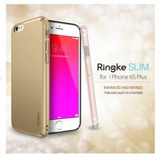 Ringke Slim iPhone 6s Plus/ 6 Plus ile Uyumlu KIlıf Royal Gold