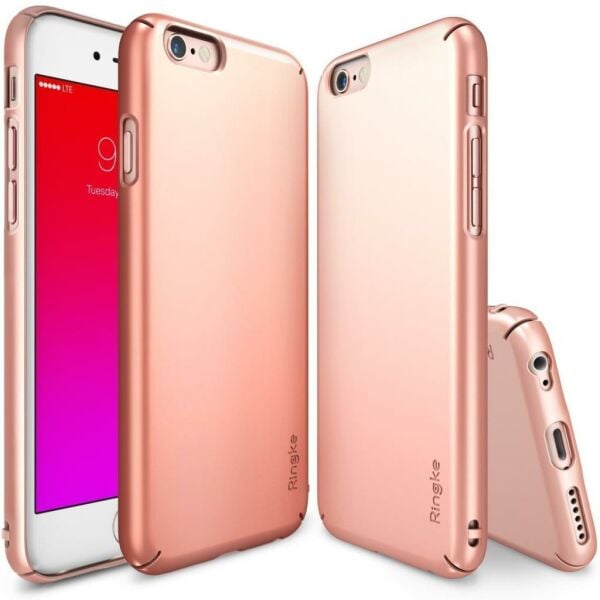 Ringke Slim iPhone 6s/ 6 ile Uyumlu KIlıf Rose Gold