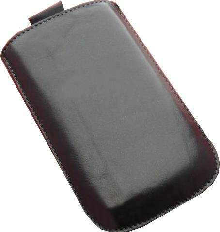 S8600 Wave 3 ile Uyumlu Deri Kılıf Çekmeli