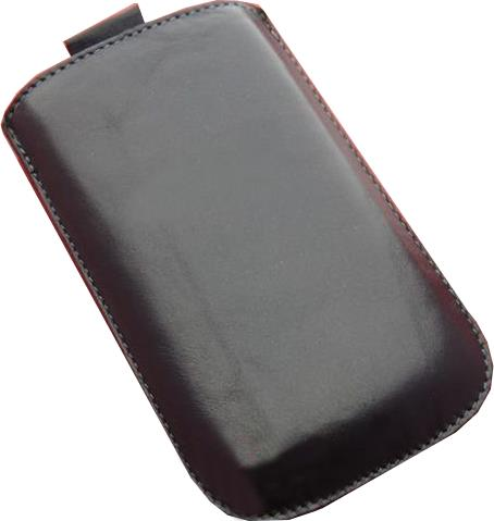 S8600 Wave 3 ile Uyumlu Deri Kılıf Çekmeli