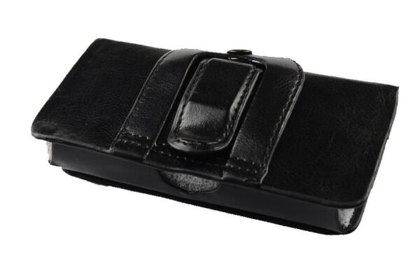 Jopus iPhone 4G ile Uyumlu Kemere Takmalı Kılıf Siyah Renk