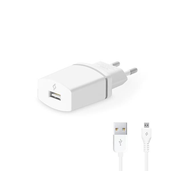 Ttec Compact Seyahat Şarj Cihazı Micro USB 1.000mA Beyaz  2SCC752B