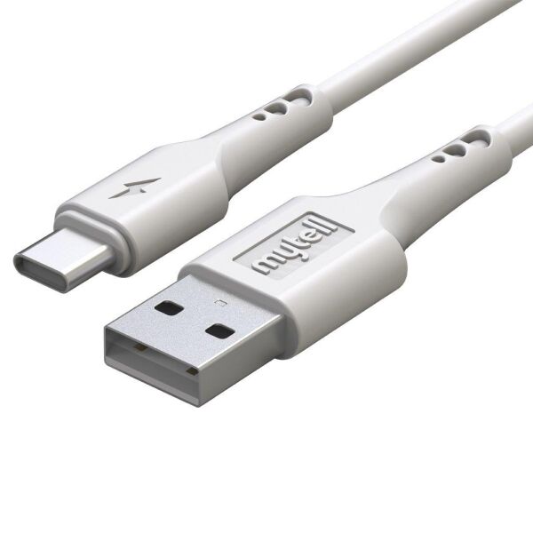 Mytell Şarj Seti SM-20 Type-C Beyaz Universal 2in1 2100 mAh
