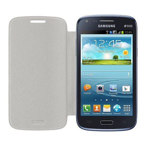 Galaxy Core ile Uyumlu Flip Cover Kılıf Beyaz EF-FI826BWEGWW (Out)