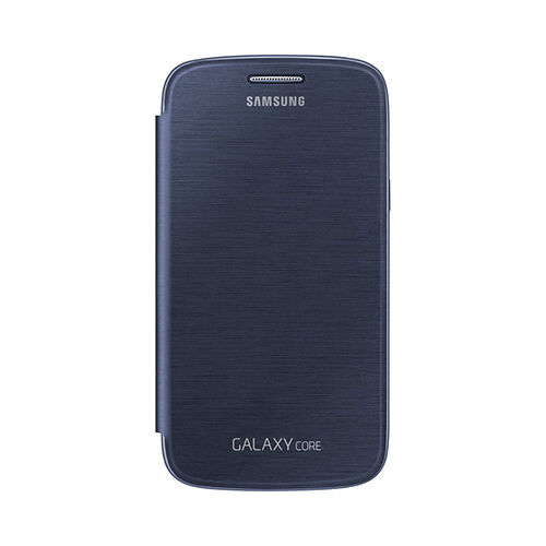 Galaxy Core ile Uyumlu Flip Cover Kılıf Lacivert EF-FI826BLEGWW (Out)