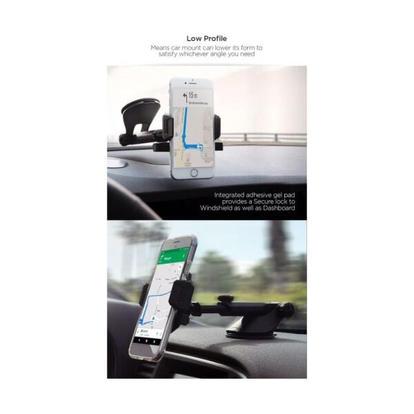 Spigen Kuel AP12T Tüm Cihazlara Uyumlu Araç Tutucu (Universal) Black