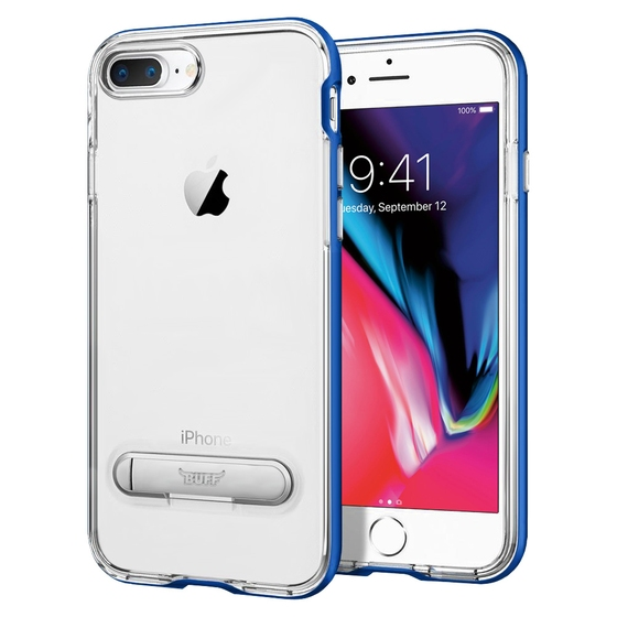 Buff iPhone 8 Plus / 7 Plus ile Uyumlu Air Bumper Kılıf Blue