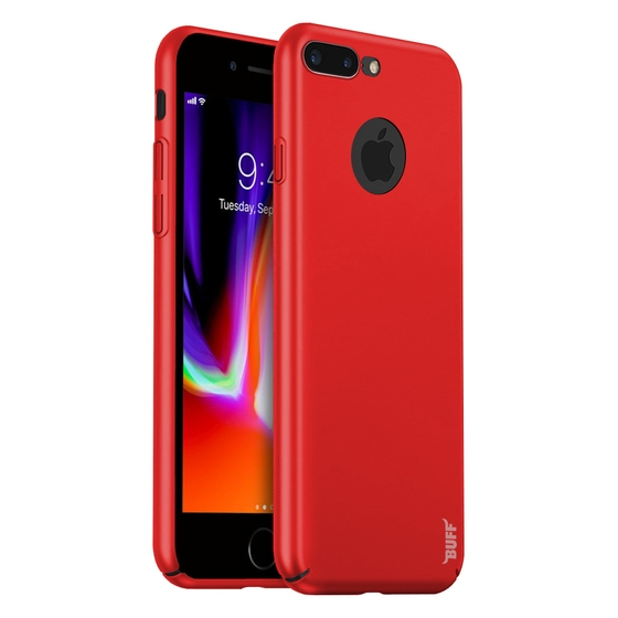 Buff iPhone 8 Plus ile Uyumlu Slim Fit Kılıf Red