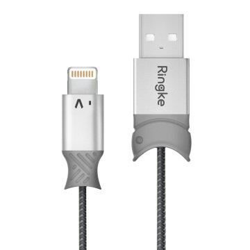 Ringke Lightning Smart Fish MFI Lisanslı Data/ Şarj Kablosu 20cm