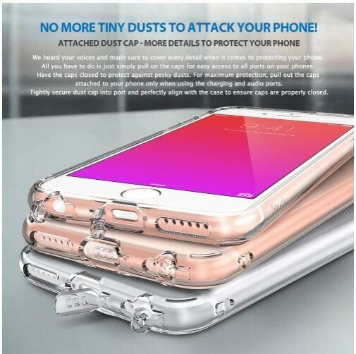 Ringke Air iPhone 6s Plus/ 6 Plus ile Uyumlu KIlıf Smoke Black