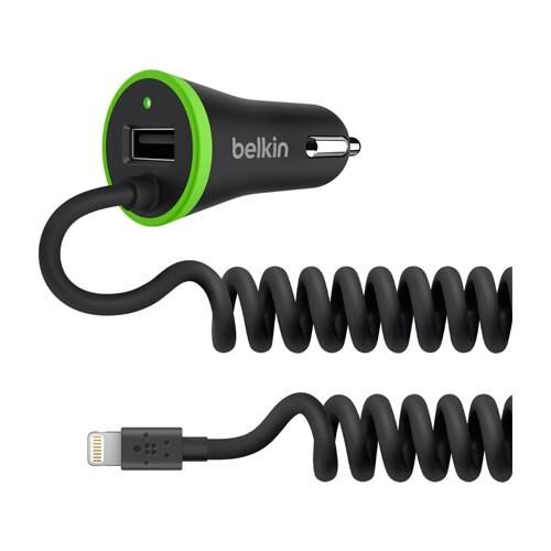 Belkin Ultra-Fast 3.4A Lightning USB Araç Şarj Cihazı-Çift Giriş